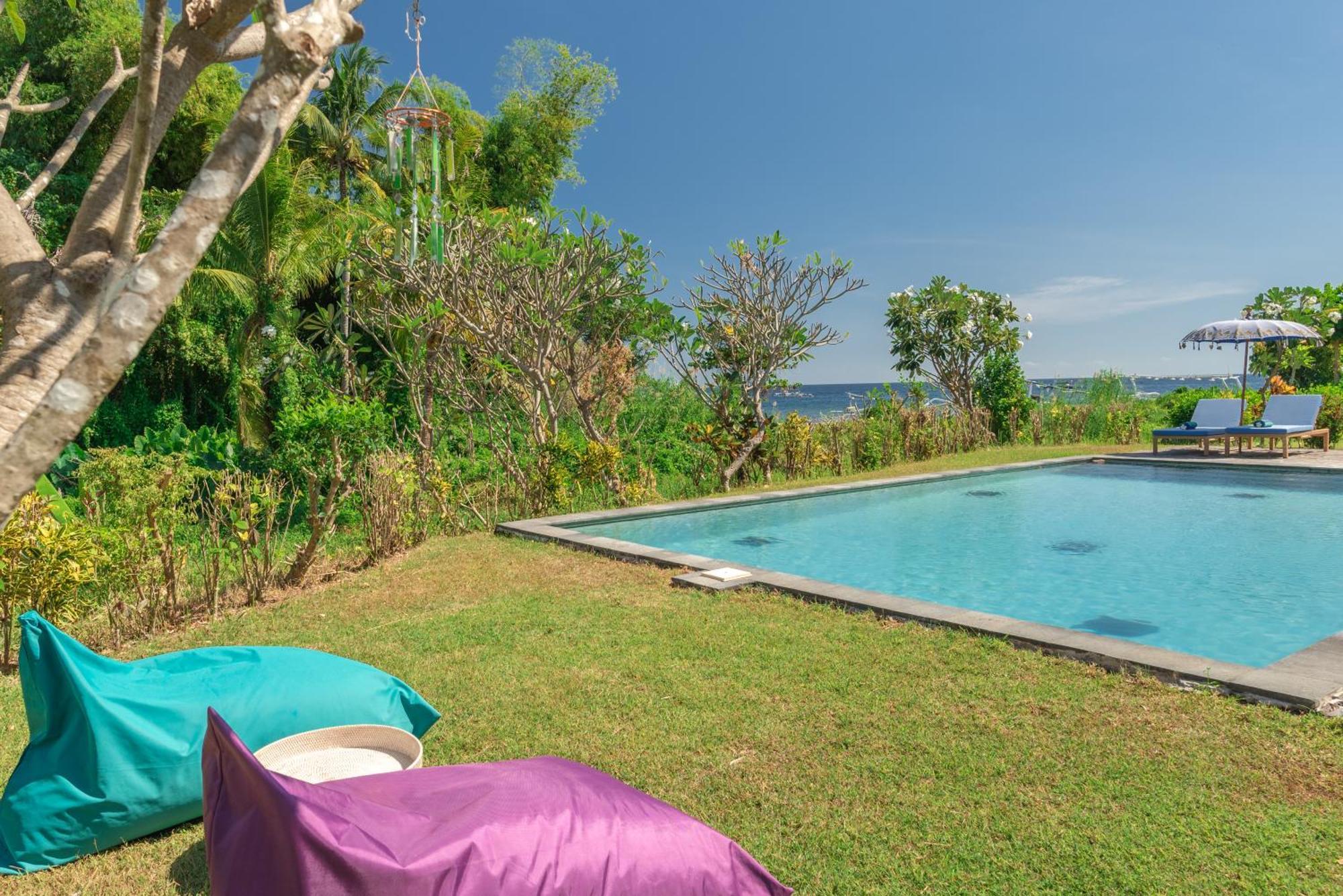 Absolute Beach Front Villa Umeanyar Buitenkant foto
